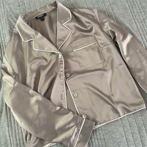 Express satin sleepwear top, brand new never worn